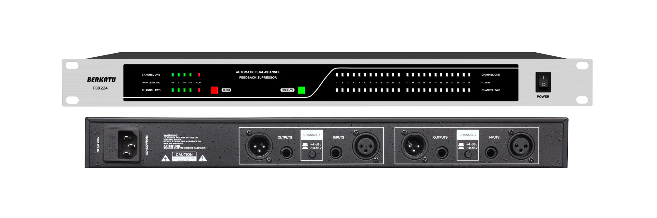 BERKATU柏卡圖24點(diǎn)反饋抑制器FBX224 BERKATU柏卡圖24點(diǎn)反饋抑制器FBX224