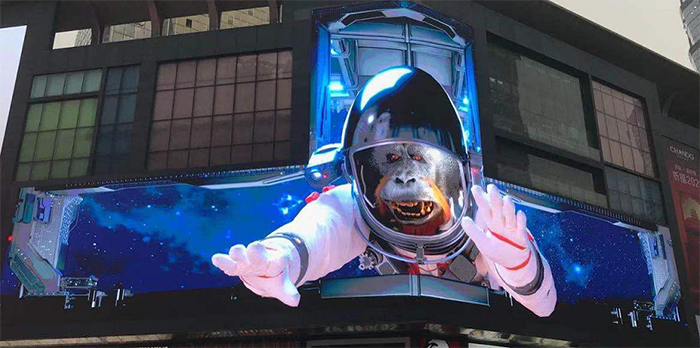 重慶解放碑裸眼3D LED顯示屏 重慶解放碑裸眼3D LED顯示屏