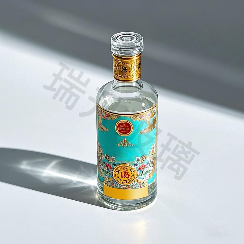 晶白酒瓶-014  